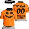 HALLOWEEN V1 – CUSTOM NAME – TRIUMPH – ORANGE - POLO SHIRT