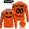 HALLOWEEN V1 – CUSTOM NAME – TROY LEE DESIGNS – ORANGE - SWEATER UGLY