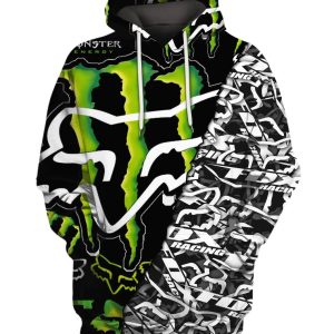 Fox racing racing zip up hoodie, Fox racing red bull, Fox racing motocross gear