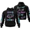ZERO FOX GIVEN – TOO FAST TO LIVE TOO YOUNG TO DIE – FOX RACING – BLACK V1