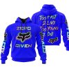 ZERO FOX GIVEN – TOO FAST TO LIVE TOO YOUNG TO DIE – FOX RACING – BLUE V1