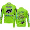 ZERO FOX GIVEN – TOO FAST TO LIVE TOO YOUNG TO DIE – FOX RACING – GREEN 1 V1 - LONG SLEEVE POLO SHIRT