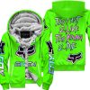 ZERO FOX GIVEN – TOO FAST TO LIVE TOO YOUNG TO DIE – FOX RACING – GREEN V1 - FLEECE ZIP HOODIE
