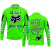 ZERO FOX GIVEN – TOO FAST TO LIVE TOO YOUNG TO DIE – FOX RACING – GREEN V1 - LONG SLEEVE POLO SHIRT