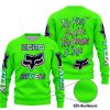 ZERO FOX GIVEN – TOO FAST TO LIVE TOO YOUNG TO DIE – FOX RACING – GREEN V1 - SWEATER UGLY