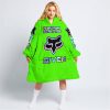 ZERO FOX GIVEN – TOO FAST TO LIVE TOO YOUNG TO DIE – FOX RACING – GREEN V1 - OODIE BLANKET HOODIE