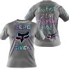 ZERO FOX GIVEN – TOO FAST TO LIVE TOO YOUNG TO DIE – FOX RACING – GREY V1 - T-SHIRT