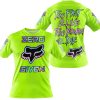 ZERO FOX GIVEN – TOO FAST TO LIVE TOO YOUNG TO DIE – FOX RACING – NEON V1 - T-SHIRT