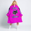 ZERO FOX GIVEN – TOO FAST TO LIVE TOO YOUNG TO DIE – FOX RACING – PINK V1 - OODIE BLANKET HOODIE