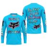 ZERO FOX GIVEN – TOO FAST TO LIVE TOO YOUNG TO DIE – FOX RACING – SKY BLUE V1 - JERSEY