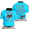 ZERO FOX GIVEN – TOO FAST TO LIVE TOO YOUNG TO DIE – FOX RACING – SKY BLUE V1 - POLO SHIRT
