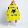 ZERO FOX GIVEN – TOO FAST TO LIVE TOO YOUNG TO DIE – FOX RACING – YELLOW V1 - OODIE BLANKET HOODIE