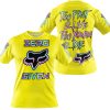 ZERO FOX GIVEN – TOO FAST TO LIVE TOO YOUNG TO DIE – FOX RACING – YELLOW V1 - T-SHIRT