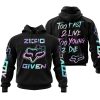 ZERO FOX GIVEN – TOO FAST TO LIVE TOO YOUNG TO DIE – FOX RACING GIRL – BLACK V1