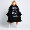 ZERO FOX GIVEN – TOO FAST TO LIVE TOO YOUNG TO DIE – FOX RACING GIRL – BLACK V1 - OODIE BLANKET HOODIE