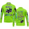 ZERO FOX GIVEN – TOO FAST TO LIVE TOO YOUNG TO DIE – FOX RACING GIRL – GREEN 1 V1 - LONG SLEEVE POLO SHIRT