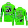 ZERO FOX GIVEN – TOO FAST TO LIVE TOO YOUNG TO DIE – FOX RACING GIRL – GREEN V1 - LONG SLEEVE POLO SHIRT