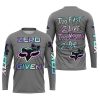 ZERO FOX GIVEN – TOO FAST TO LIVE TOO YOUNG TO DIE – FOX RACING GIRL – GREY V1 - JERSEY