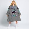 ZERO FOX GIVEN – TOO FAST TO LIVE TOO YOUNG TO DIE – FOX RACING GIRL – GREY V1 - OODIE BLANKET HOODIE