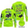 ZERO FOX GIVEN – TOO FAST TO LIVE TOO YOUNG TO DIE – FOX RACING GIRL – NEON V1 - SWEATER UGLY