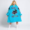 ZERO FOX GIVEN – TOO FAST TO LIVE TOO YOUNG TO DIE – FOX RACING GIRL – SKY BLUE V1 - OODIE BLANKET HOODIE