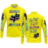 ZERO FOX GIVEN – TOO FAST TO LIVE TOO YOUNG TO DIE – FOX RACING GIRL – YELLOW V1 - LONG SLEEVE POLO SHIRT