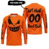HALLOWEEN – CUSTOM NAME – RED BULL – ORANGE - JERSEY