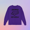 GILDAN®ZERO FOX GIVEN - LONG SLEEVE TEE - PURPLE