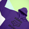 GILDAN®ZERO FOX GIVEN - UNISEX ZIP HOODIE - PURPLE