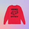 GILDAN®ZERO FOX GIVEN - LONG SLEEVE TEE - RED