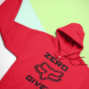 GILDAN®ZERO FOX GIVEN - UNISEX ZIP HOODIE - RED