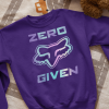 LIMITED EDITION - GILDAN®ZERO FOX GIVEN  - CREWNECK SWEATSHIRT - PURPLE
