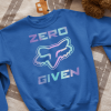 LIMITED EDITION - GILDAN®ZERO FOX GIVEN  - CREWNECK SWEATSHIRT - ROYAL