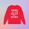 GILDAN®ZERO FOX GIVEN - LONG SLEEVE TEE - RED