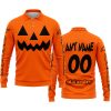 HALLOWEEN V2 – CUSTOM NAME – ALPINESTARS – ORANGE - LONG SLEEVE POLO SHIRT