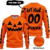 HALLOWEEN V2 – CUSTOM NAME – FXR – ORANGE - SWEATER UGLY