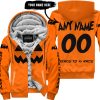 HALLOWEEN V2 – CUSTOM NAME – KTM – ORANGE - FLEECE ZIP HOODIE