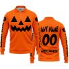 HALLOWEEN V2 – CUSTOM NAME – POLARIS – ORANGE - LONG SLEEVE POLO SHIRT