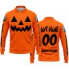 HALLOWEEN V2 – CUSTOM NAME – SEA DOO – ORANGE - LONG SLEEVE POLO SHIRT