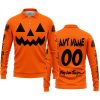 HALLOWEEN V2 – CUSTOM NAME – TROY LEE DESIGNS – ORANGE - LONG SLEEVE POLO SHIRT
