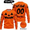 HALLOWEEN V2 – CUSTOM NAME – TROY LEE DESIGNS – ORANGE - SWEATER UGLY