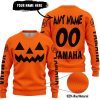 HALLOWEEN V2 – CUSTOM NAME – YAMAHA – ORANGE - SWEATER UGLY