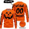 HALLOWEEN V3 – CUSTOM NAME – DUCATI – ORANGE - SWEATER UGLY