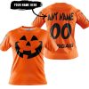 HALLOWEEN V3 – CUSTOM NAME – GASGAS – ORANGE - T-SHIRT