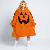 HALLOWEEN V3 – CUSTOM NAME – HONDA – ORANGE - OODIE BLANKET HOODIE
