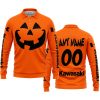 HALLOWEEN V3 – CUSTOM NAME – KAWASAKI – ORANGE - LONG SLEEVE POLO SHIRT