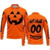 HALLOWEEN V3 – CUSTOM NAME – TRIUMPH – ORANGE - LONG SLEEVE POLO SHIRT
