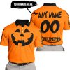 HALLOWEEN V3 – CUSTOM NAME – TRIUMPH – ORANGE - POLO SHIRT