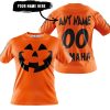 HALLOWEEN V3 – CUSTOM NAME – YAMAHA – ORANGE - T-SHIRT