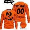 HALLOWEEN V4 – CUSTOM NAME – ALPINESTARS – ORANGE - SWEATER UGLY